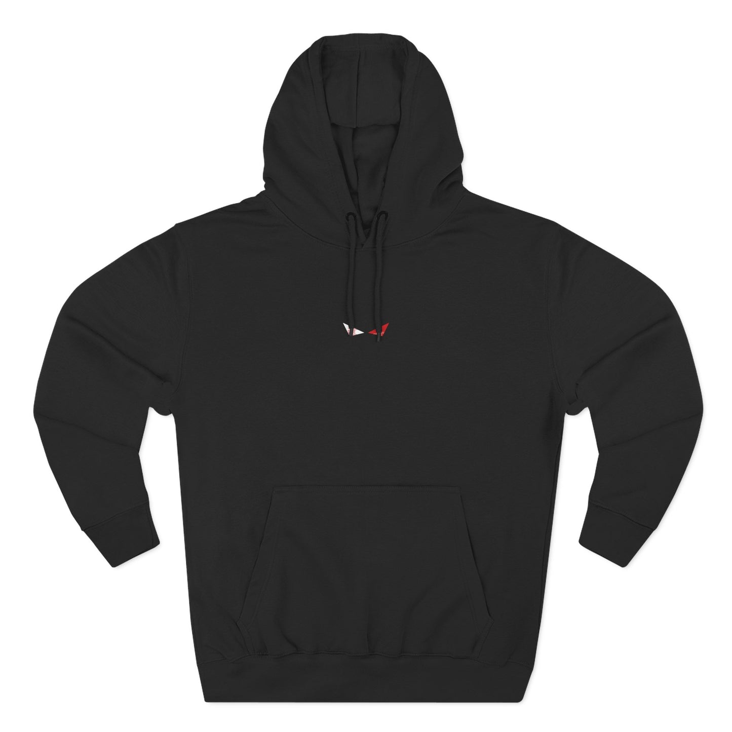 KAIZEN REBORN Hoodie in Black — front view, premium unisex pullover hoodie