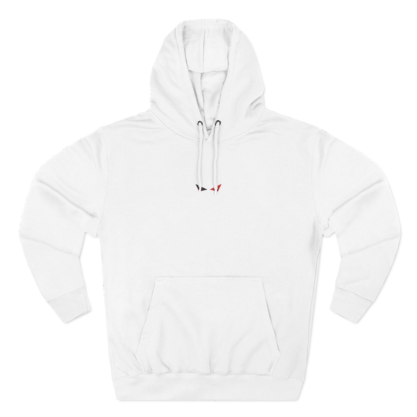 KAIZEN REBORN Hoodie in White — front view, premium unisex pullover hoodie