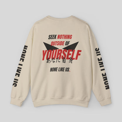 SEEK NOTHING OUTSIDE OF YOURSELF SWEATSHIRT Sweatshirt product_color.